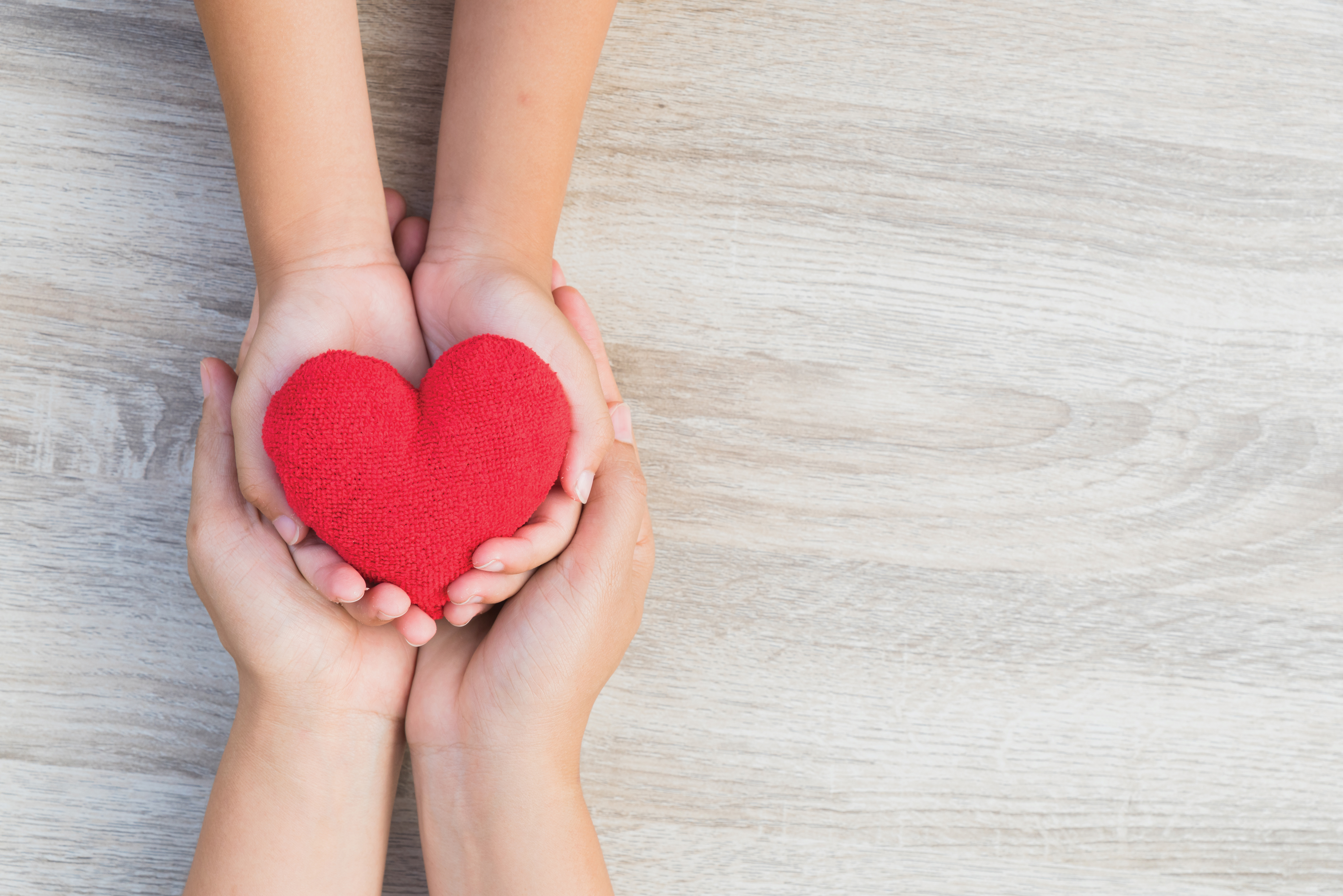 Health care, love, organ donation, family insurance and CSR conc